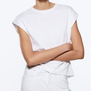 Zara dropped sleeve tee